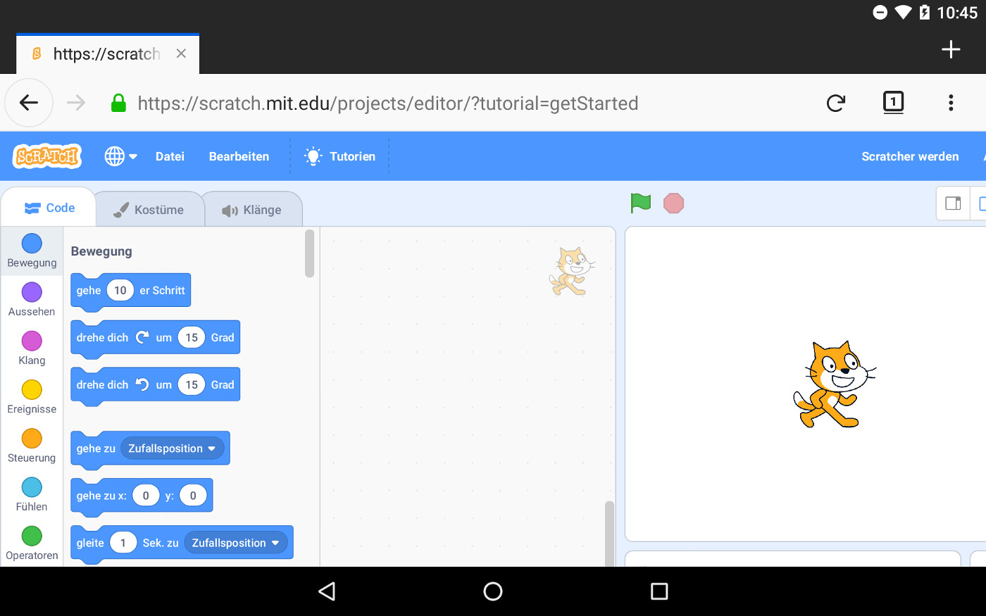 Scratch 1 – Grundlagen